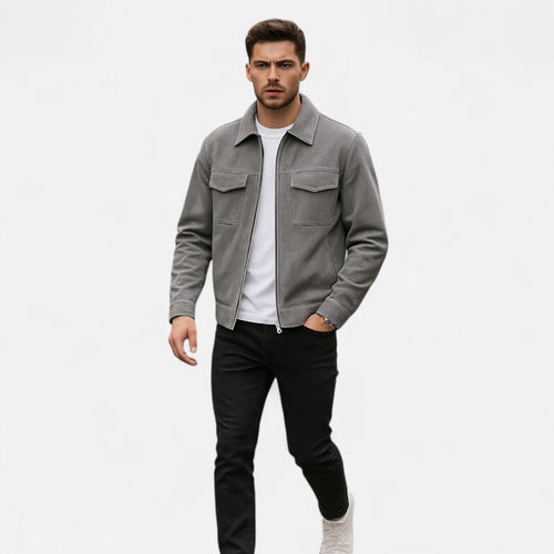 Newbury & Co | Classic Relaxed Suede Jacket