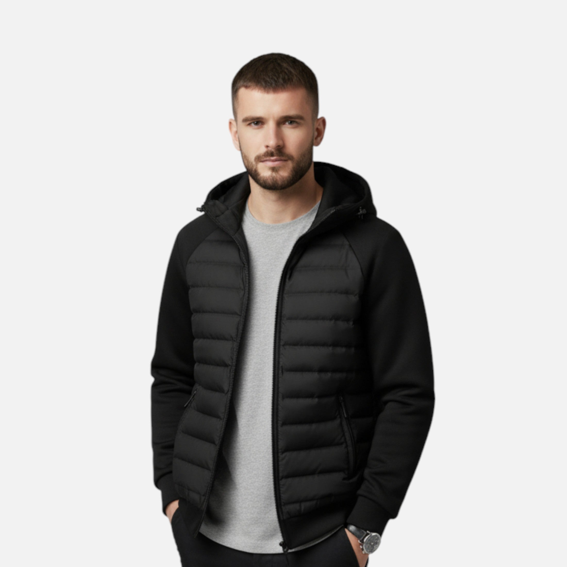 Newbury & Co | Quilted Hooded Down Jacket