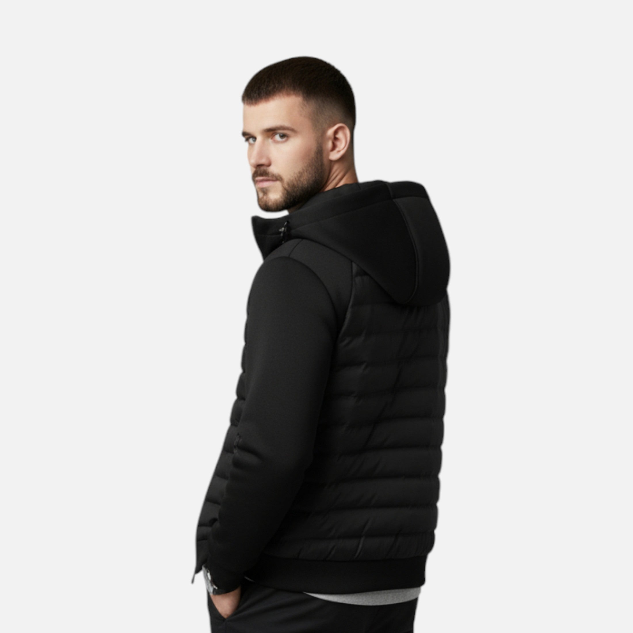 Newbury & Co | Quilted Hooded Down Jacket